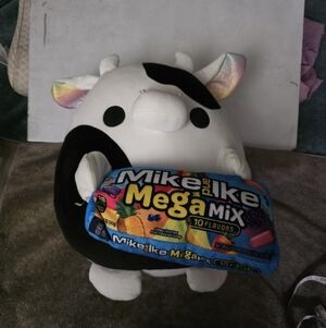 ZURU Mike and Ike Cow Plush Stuffed Animal Large 2022 White Black Multicolor